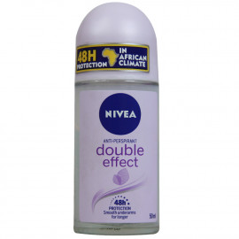 Nivea desodorante roll-on 50 ml. Double effect.