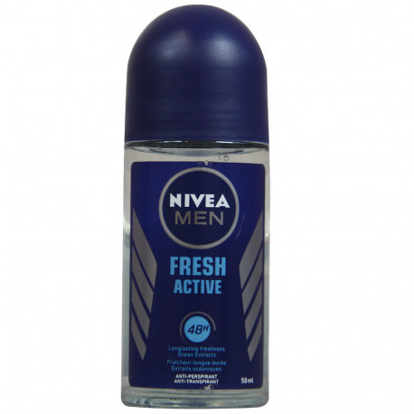 Nivea deodorant roll-on 50 ml. Men fresh active. - Tarraco Import Export