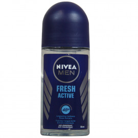Nivea desodorante roll-on 50 ml. Men Fresh active.