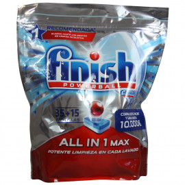 Finish dishwasher powerball 35 + 15 u. All in one max.