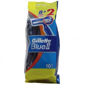 Gillette Blue II maquinilla de afeitar 8 + 2 u. 2 hojas.