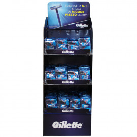 Gillette Blue II display 120 u. Maquinilla 20 u.
