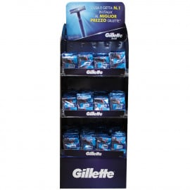 Gillette Blue II Display. Maquinilla de afeitar 20 u. 2 hojas. 120 u.