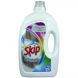 Skip liquid detergent 43 dose 2,795 l. Ultimate color.