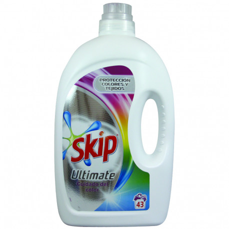 Skip Líquido Ultimate 43 lavados. Cuidado del color.