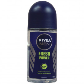 Nivea desodorante roll-on 50 ml. Men fresh power.