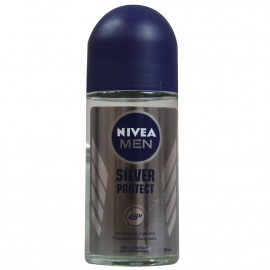 Nivea desodorante roll-on 50 ml. Men silver protect.