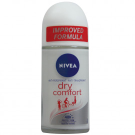 Nivea desodorante roll-on 50 ml. Dry confort.