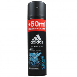 Adidas desodorante 200 ml. Ice dive.