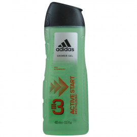 Adidas gel 400 ml. Active Start Revitalizing 3 in 1 body, face and body.