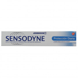 Sensodyne pasta de dientes 75 ml. Protección diaria. Nacional.