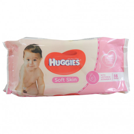 BRAND NEW Huggies SOFT SKIN Baby Wipes 10 Packs of 56 Wipes 