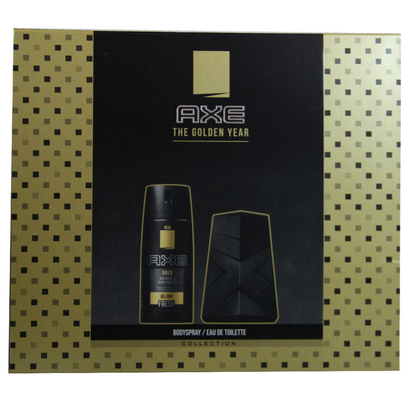 Integratie voordeel uitbarsting Axe Gold Temptation pack deodorant 150 ml + cologne 100 ml. - Tarraco  Import Export