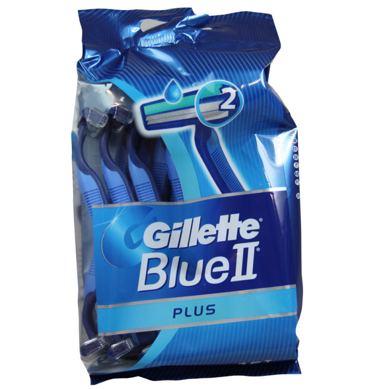 Gillette Blue II Plus razor15 u. 2 blades. - Tarraco Import Export