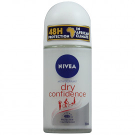 Nivea desodorante roll-on 50 ml. Dry confidence plus.
