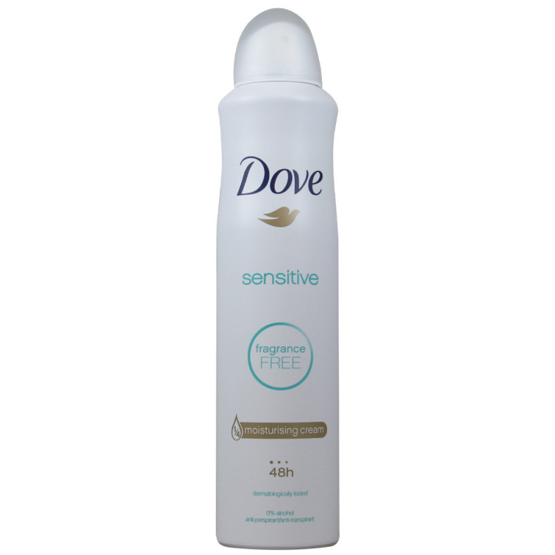 Aanpassing Clan Specifiek Dove deodorant spray 250 ml. Sensitive. - Tarraco Import Export