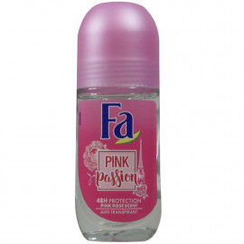 Fa deodorant roll-on crystal 50 ml. Pink Passión.