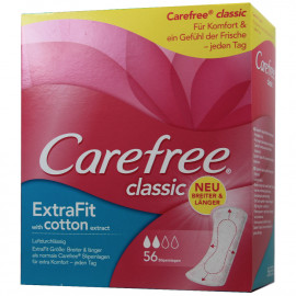 Carefree protege slip 56 u. Cotton extra fit.