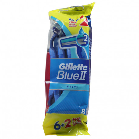 Gillette Blue II plus disposable 6+2.