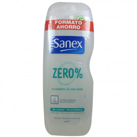 Sanex gel de ducha 2 X 600 ml. Zero piel normal.