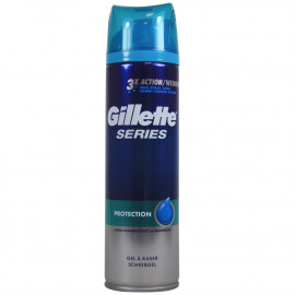 Gillette Series shaving gel 200 ml. Protection.