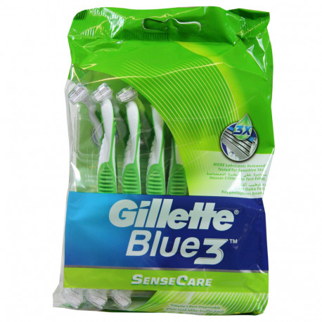 Gillette Blue III Sensitive 12 u.
