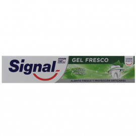 Signal pasta de dientes 75 ml. Gel fresco.