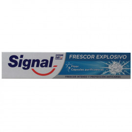 Signal pasta de dientes 75 ml. Frescor explosivo.