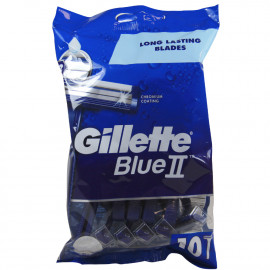 Gillette Blue II maquinilla de afeitar 10 u. 2 hojas.