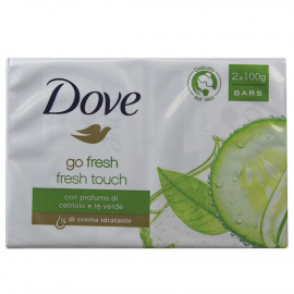 Dove pastilla jabón duplo 2 X 100 gr. Go Fresh Touch.